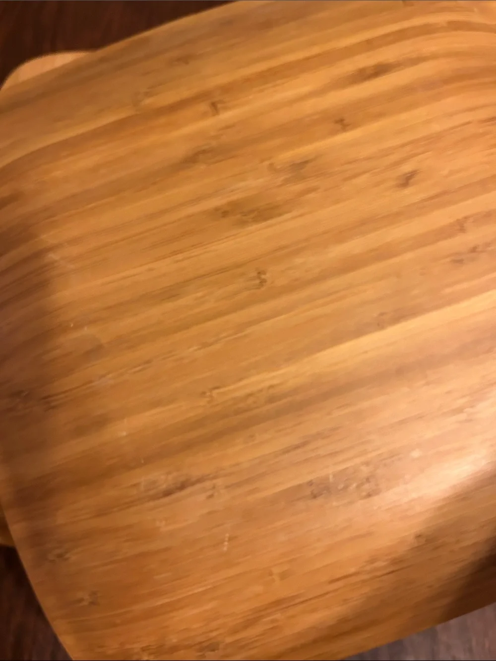 Crate & Barrel Eight bamboo plates 12” x 11.75”